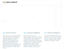 Tablet Screenshot of consusgroup.com